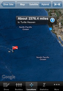 Distance to Dive Site